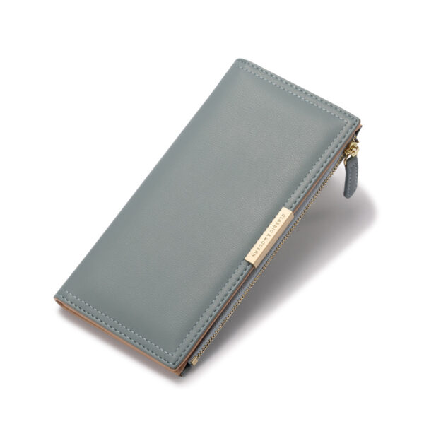 Geldbörsen Und Taschen Mode Einfarbig PU Geldbörse Universal #3524 – Bild 4